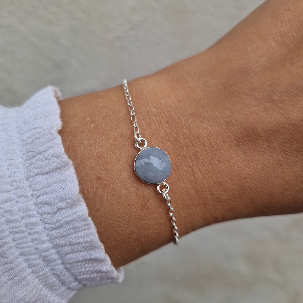 Kalcedon - Armband